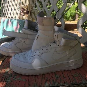 Nike Air Force One. White High Top is hot hot hot!
